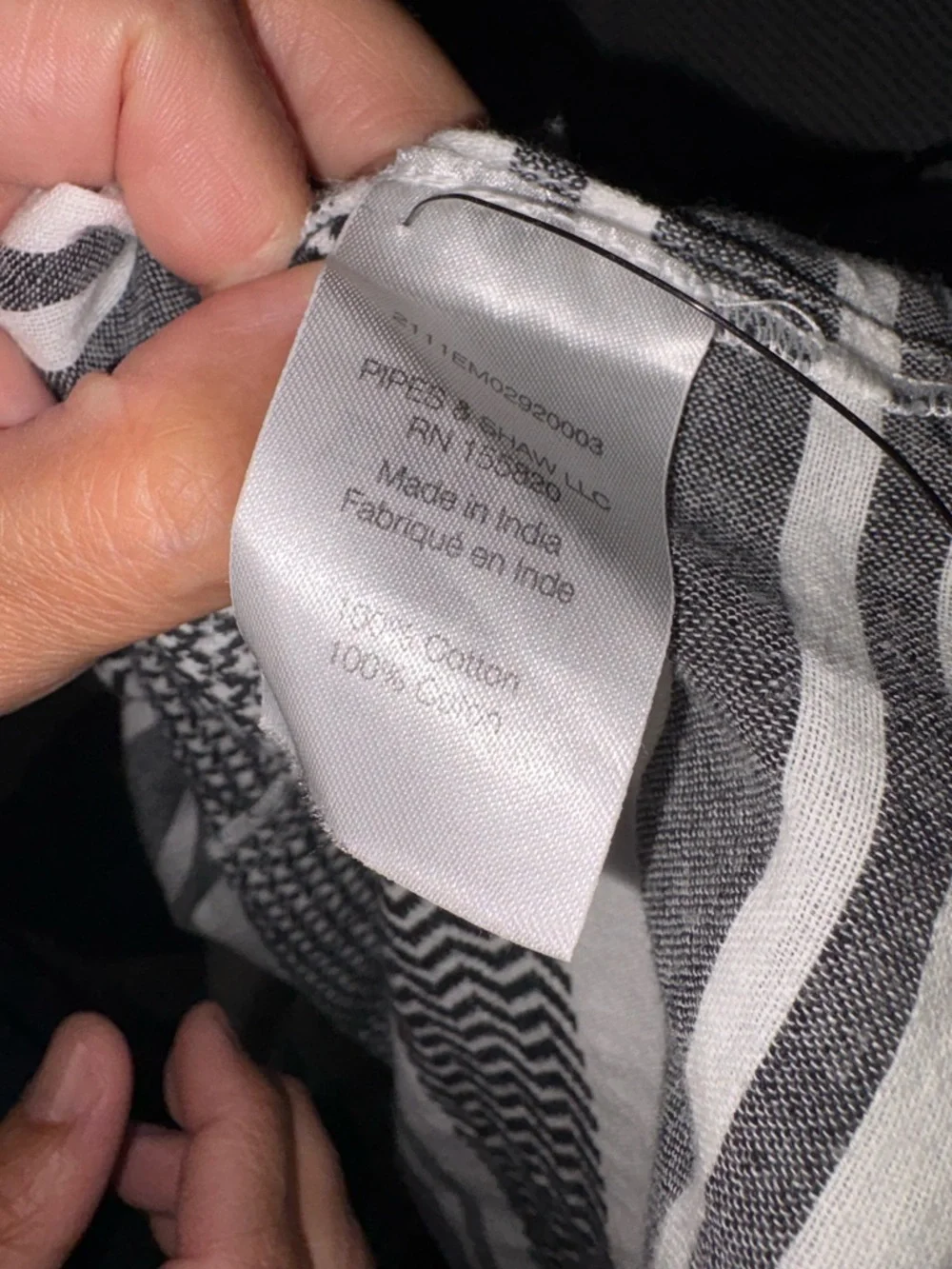 Veronica Beard Quartz Black & White Tie-Shoulder Maxi Dress - Small - Picture 10 of 11